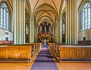 Interior looking east