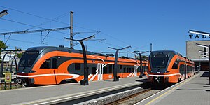 Stadler FLIRT EMU 1330 и DMU 2235 Tallinn 2015.jpg