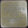 Stolperstein für Amalia Weinberg