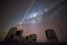 VLT's laser guide star The VLT's Artificial Star.jpg