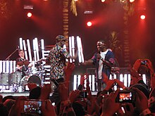 Ocean (right) with Tyler, the Creator at Coachella in April 2012 Tyler the Creator and Frank Ocean Coachella 2012.jpg