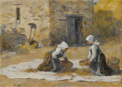 Vanneuses à Quimper, 1858-1862 Collection privée, Vente 2016[85].