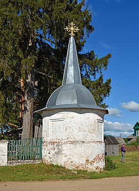 39. Башня ограды Казанской церкви, Верхние Котицы, Осташковский район Автор — Ludvig14