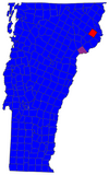 Vermont Senatorial Election Results by municipality, 2006.png