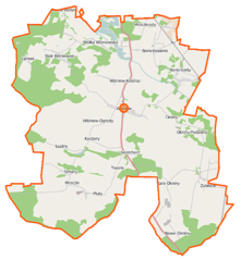 Plan gminy Wiśniew