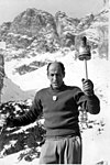 3. 1956 – Zeno Colò med vinterfacklan.