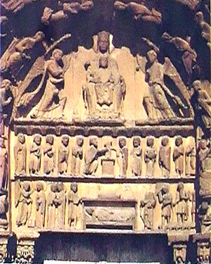 Богоматір на троні. Собор.Шартр (близько 1145-1170 рр.)