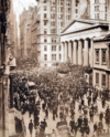 Wall Street podczas paniki bankowej w roku 1907