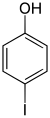 Struktur von 4-Iodphenol