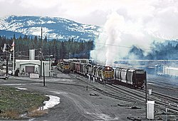 Union Pacific trains in Portola