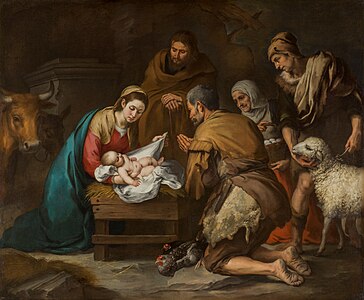 The Adoration of the Shepherds, by Bartolomé Esteban Murillo