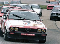 Alfa Romeo GTV6 ที่สนาม Hockenheimring ปี 1984