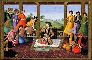 Shah Sulaiman and his courtiers