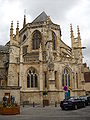 Le chevet de l'église Saint-Martin.