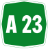 A23 Motorway shield}}