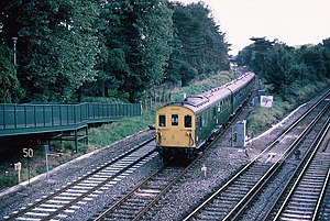 203001 on the Uckfield Line in 1987.