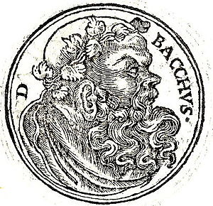 English: Dionysus is equated with both Bacchus...