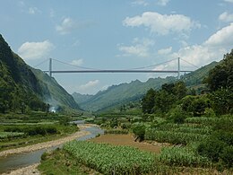 Balingjoen silta Guanlingin piirikunnassa.