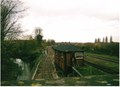 A picture of Banbury station. The picture is date stamped.