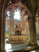 Lavabo del Mosteiro da Batalha en Leiria