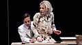 Richard Pyros og Cate Blanchett i det tyske teaterstykket Groß und klein i april 2012..