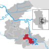 Lage der Stadt Bitterfeld-Wolfen im Landkreis Anhalt-Bitterfeld