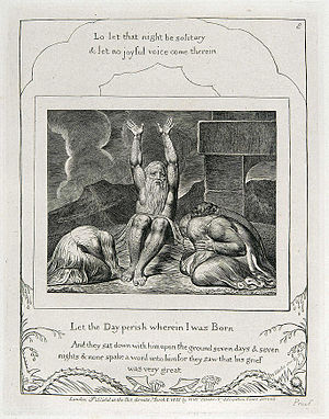 8th print from William Blake's Illustrations o...