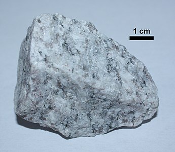 Sample of the leucogranite