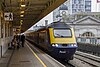 A First Great Western HST at Cardiff Central in February 2017