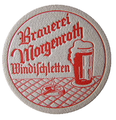 Bierdeckel der Brauerei Morgenroth in Windischletten (1818–1986)