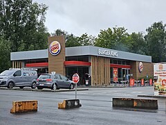 A Burger King restaurant in Fontaine-l'Évêque, Belgium