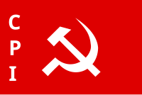 CPI(M)'s flagga.