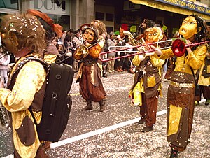 Guggen lors du carnaval de Lausanne