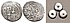 Coinage of Timur with 3 annulets symbol. Shaykh abu-Ishaq (Kazirun) mint. Undated, circa AH 795-807 AD 1393-1405.jpg