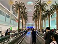 Dubai International Airport interior of Terminal 3, 2019