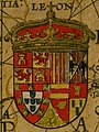 Armas de Galicia na Universe Europae Maritime eiusque navigationis descriptio de Lucas Janszoon Waghenaer, 1592.