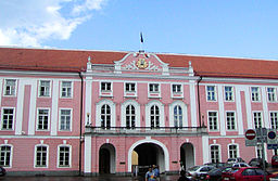The Estonian Parliament building in Tallinn