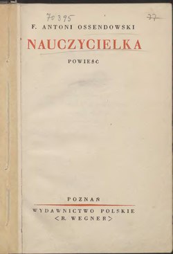 Okładka lub karta tytułowa