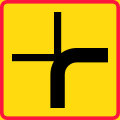 Direction of priority road