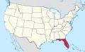 Флорида на карте США