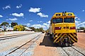 Front view of No. 2511 Shire of Narembeen (formerly 2011) at Goomalling in 2013.