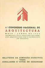 Miniatura para I Congresso Nacional de Arquitectura