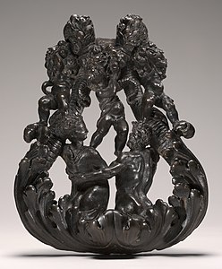 Trkalo z Nereido, Tritonom in putti, c. 1550, National Gallery of Art