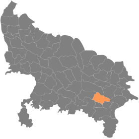 Localisation de District de Jaunpur जौनपुर ज़िला