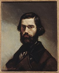 Jules Vallès. Maalaus: Gustave Courbet, noin 1861.