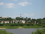 Панорама Касимова с правого берега Оки