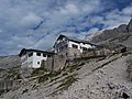 View of the hut from the southeast