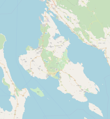 Location map Croatia Krk