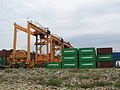 Kuantan Port Container Yard with RTG (Rubber Tyre Gantry) crane