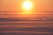 Laptevsko more: zalazak sunca